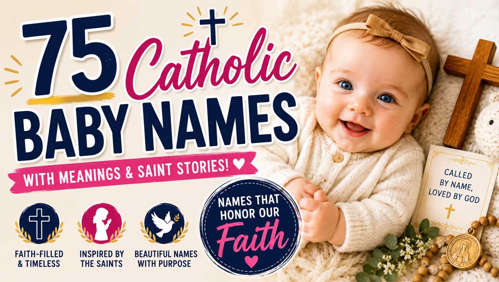 75 Catholic Baby Names (With Meanings and Inspiring Saint Stories)